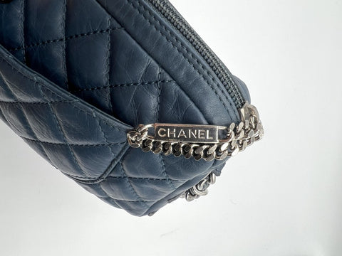 Chanel Cambon Club Classic Ligne Line Pochette Bag