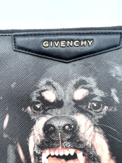 Givenchy Antigona Rottweiler Black Clutch