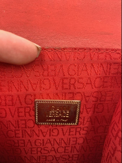 Versace Red Cross Body Bag Vintage