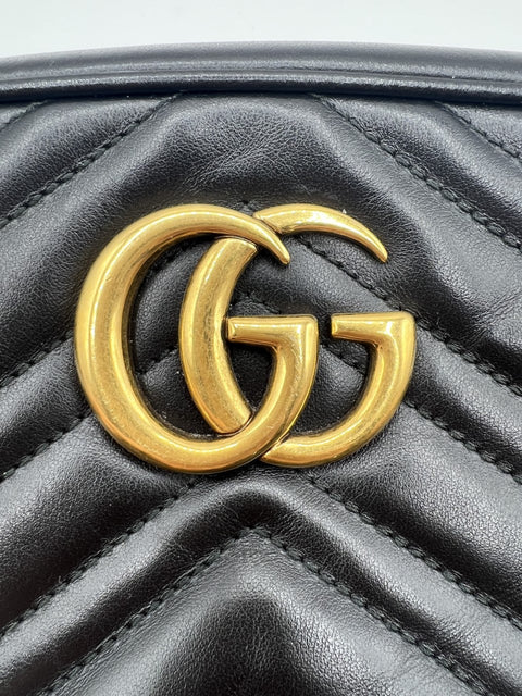 Gucci GG Marmont Small Matelassé Shoulder Bag
