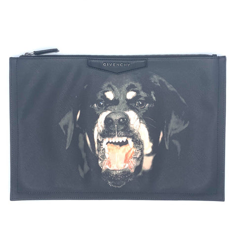 Givenchy Antigona Rottweiler Black Clutch