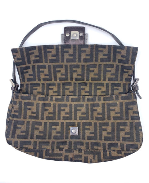 Fendi Baguette in Zucca Canvas
