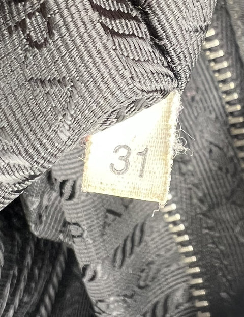 Prada Nylon and Leather Tote Bag