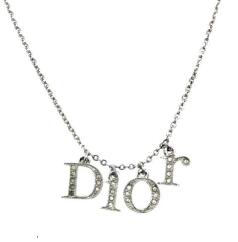 Christian Dior Logo Necklace