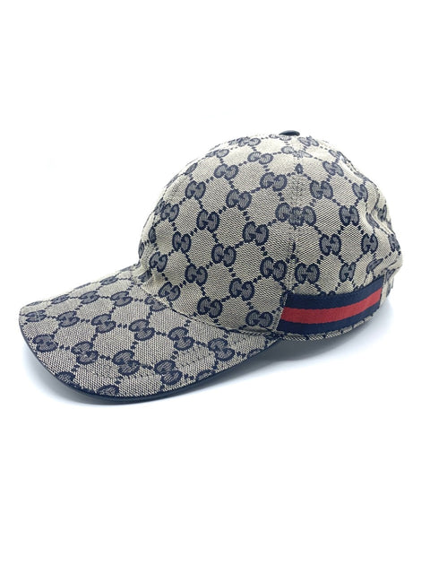 Gucci Original GG Canvas Baseball Hat with Web