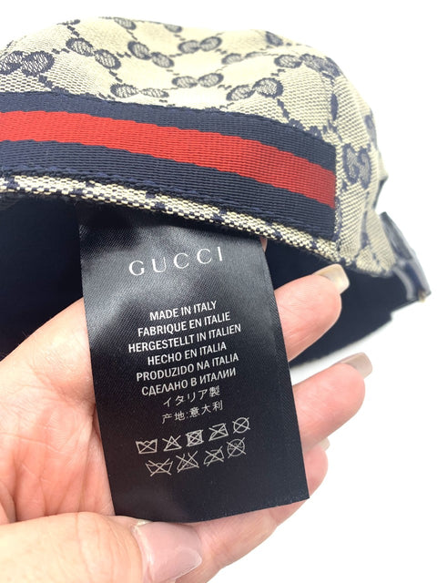 Gucci Original GG Canvas Baseball Hat with Web