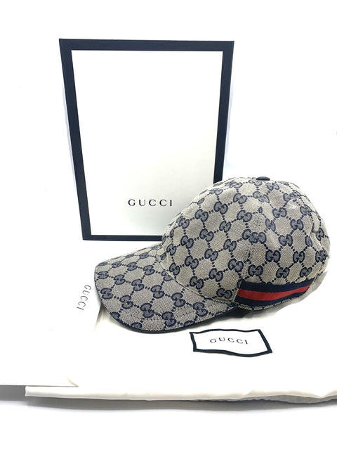 Gucci Original GG Canvas Baseball Hat with Web