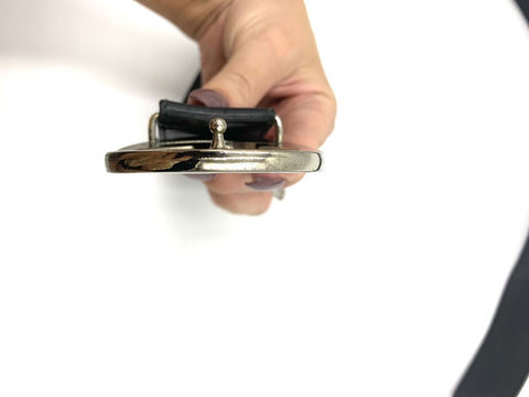 Gucci Black Interlocking G Leather Belt