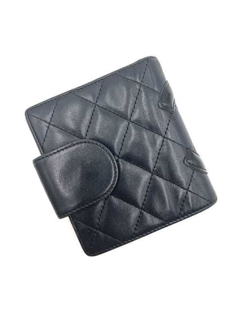 Chanel Cambon Line Gamaguchi Bifold Wallet