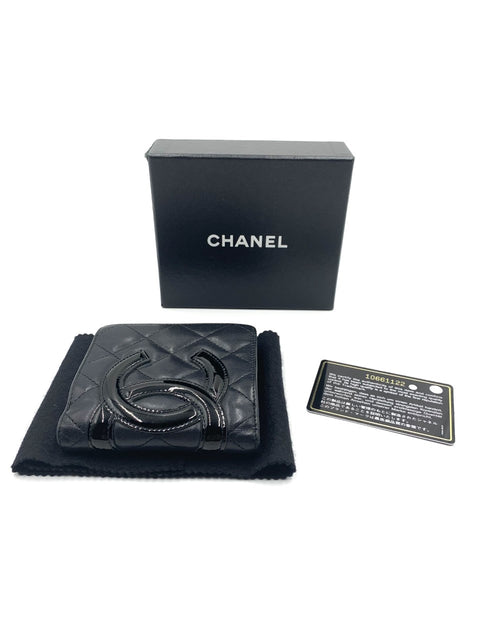 Chanel Cambon Line Gamaguchi Bifold Wallet