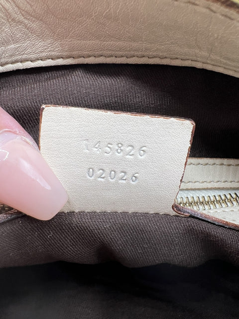Gucci Cream Shoulder Bag