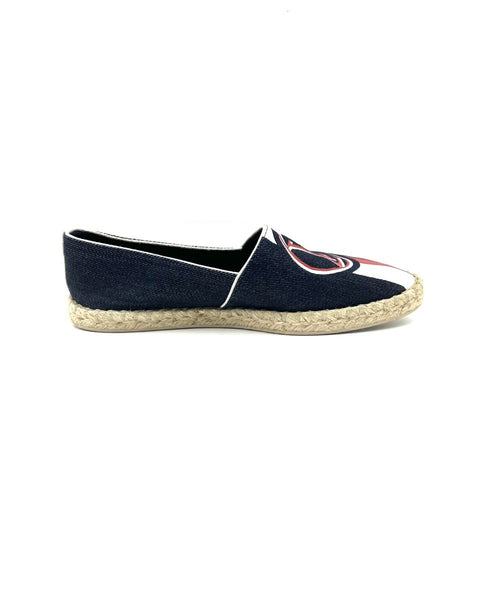 Louis Vuitton Denim Logo Espadrilles