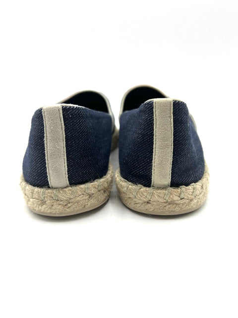 Louis Vuitton Denim Logo Espadrilles