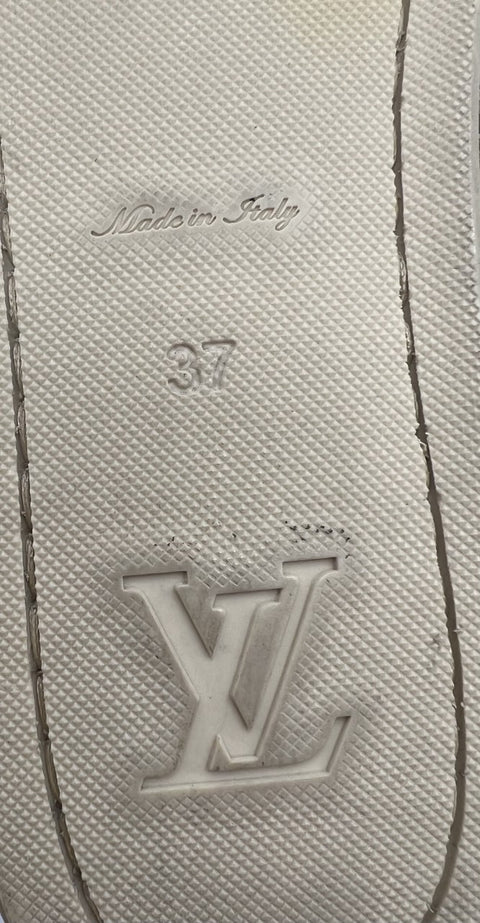 Louis Vuitton Denim Logo Espadrilles