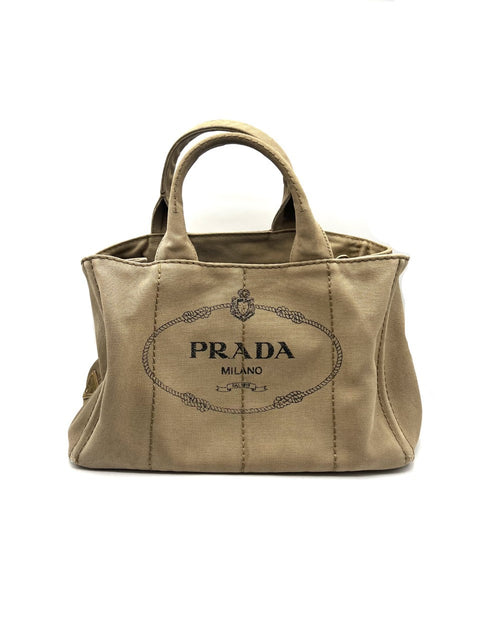 Prada Canvas Canapa Tote Bag