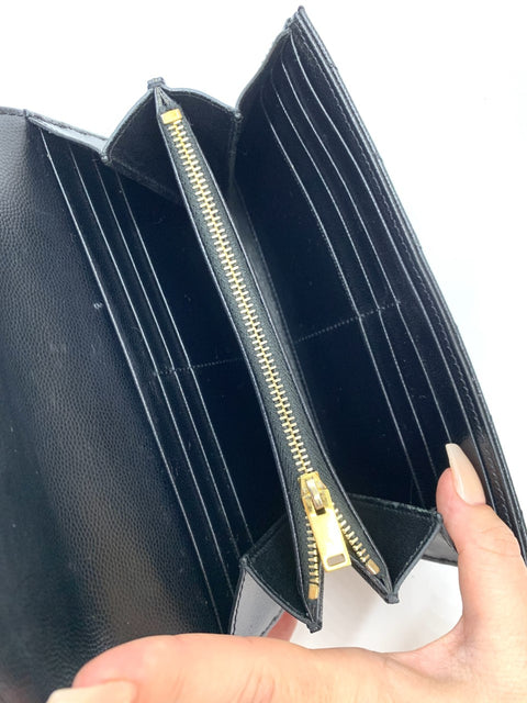 Saint Laurent Monogram Large Flap Wallet