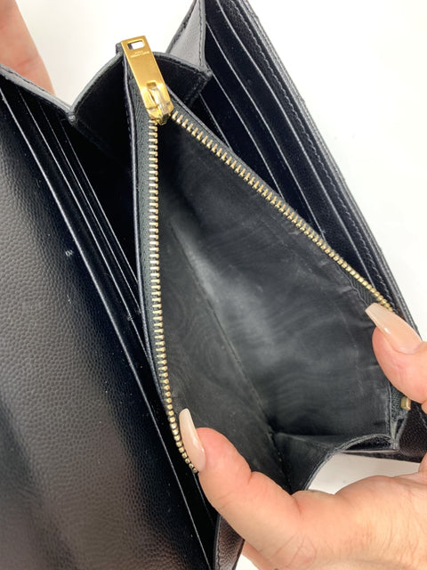 Saint Laurent Monogram Large Flap Wallet