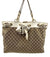 Gucci Tote Bag with Scarf GG Canvas and Leather