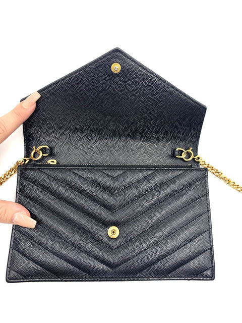 Saint Laurent Envelope Chain Wallet