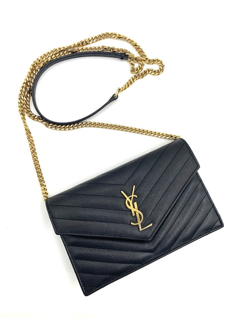 Saint Laurent Envelope Chain Wallet
