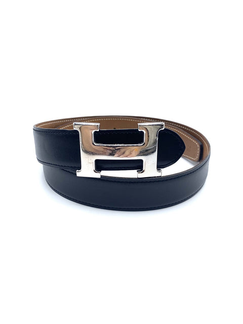 Hermes Constance H Reversible Belt